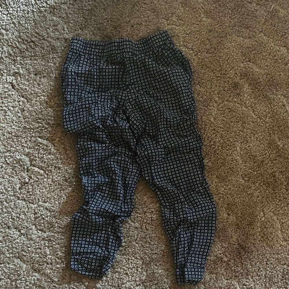 Madewell Black Patterned Women's Pants